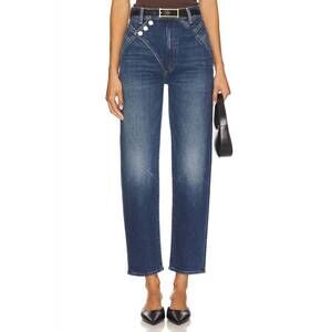 NEW MOTHER right away tune up hover high-rise straight-leg jeans in where the su